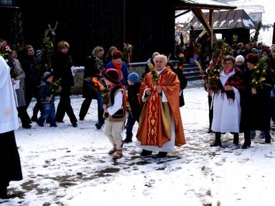 Obraz 6: Palmy Wielkanocne w zimowej scenerii - Ju...