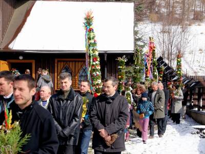 Obraz 14: Palmy Wielkanocne w zimowej scenerii - J...