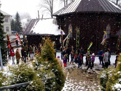 Obraz 16: Palmy Wielkanocne w zimowej scenerii - J...