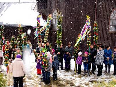 Obraz 17: Palmy Wielkanocne w zimowej scenerii - J...