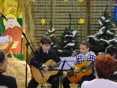 Obraz 4: Wieczór kolęd w Zespole Szkół w Radziecho...