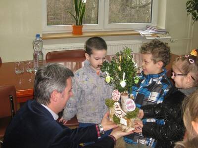 Obraz 5: Przedszkolaki z wizytą w  Urzędzie Gminy ...