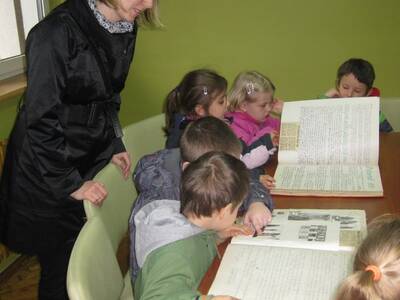 Obraz 15: Przedszkolaki z wizytą w  Urzędzie Gminy...