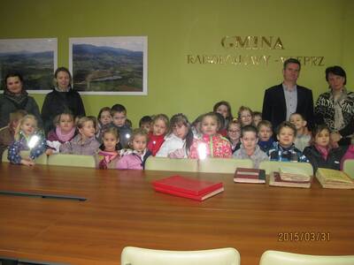 Obraz 20: Przedszkolaki z wizytą w  Urzędzie Gminy...