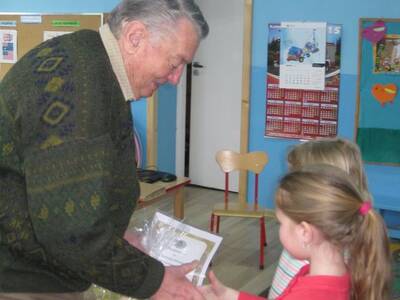 Obraz 4: Spotkanie przedszkolaków z synem kronikar...