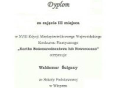 XVIII Edycja Międzyświetlicowego Wojewódzkiego Kon...