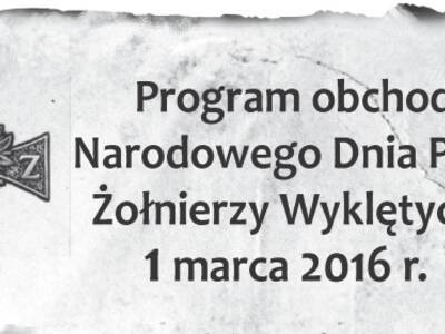 Program obchodów Narodowego Dnia Pamięci Żołnierzy...