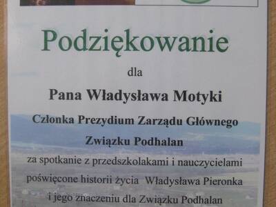 Obraz 23: Spotkanie przedszkolaków z przedstawicie...