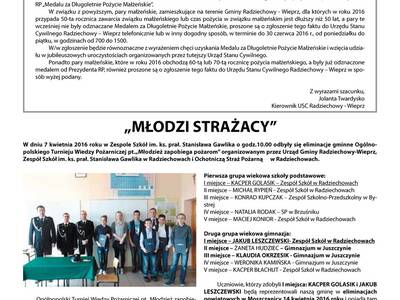 Obraz 6: Gazetka gminna - Kwiecień, Maj, Czerwiec ...