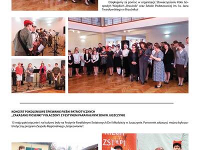 Obraz 12: Gazetka gminna - Kwiecień, Maj, Czerwiec...