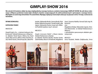 Obraz 24: Gazetka gminna - Kwiecień, Maj, Czerwiec...