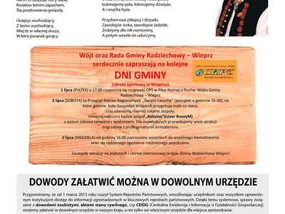 Obraz 26: Gazetka gminna - Kwiecień, Maj, Czerwiec...