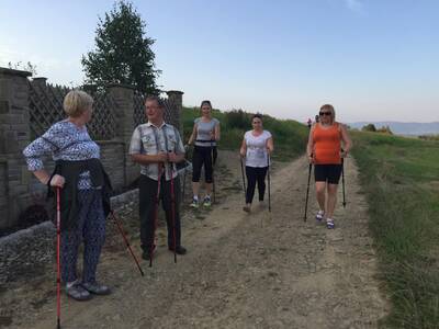 Obraz 10: Pierwsze zajęcia Nordic Walking w Juszcz...