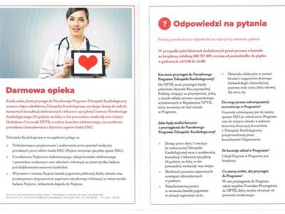 Obraz 2: PRZYPOMINAMY: Narodowy program teleopieki...