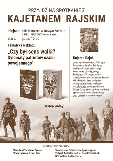 SPOTKANIE Z KAJETANEM RAJSKIM - 12 marca