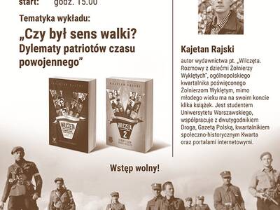 SPOTKANIE Z KAJETANEM RAJSKIM - 12 marca