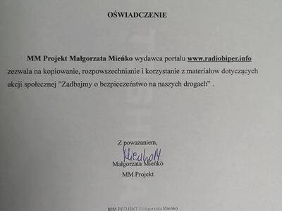 Obraz 2: To bardzo ważna akcja! Zadbajmy o bezpiec...
