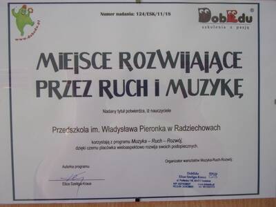 Obraz 14: W trosce o rozwój przedszkolaków