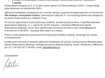 Obraz 2: Wybory do Młodzieżowego Sejmiku Województ...