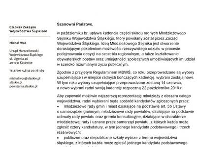 Obraz 3: Wybory do Młodzieżowego Sejmiku Województ...