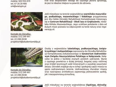 Obraz 6: Projekt ''Model rehabilitacja kompleksowa...