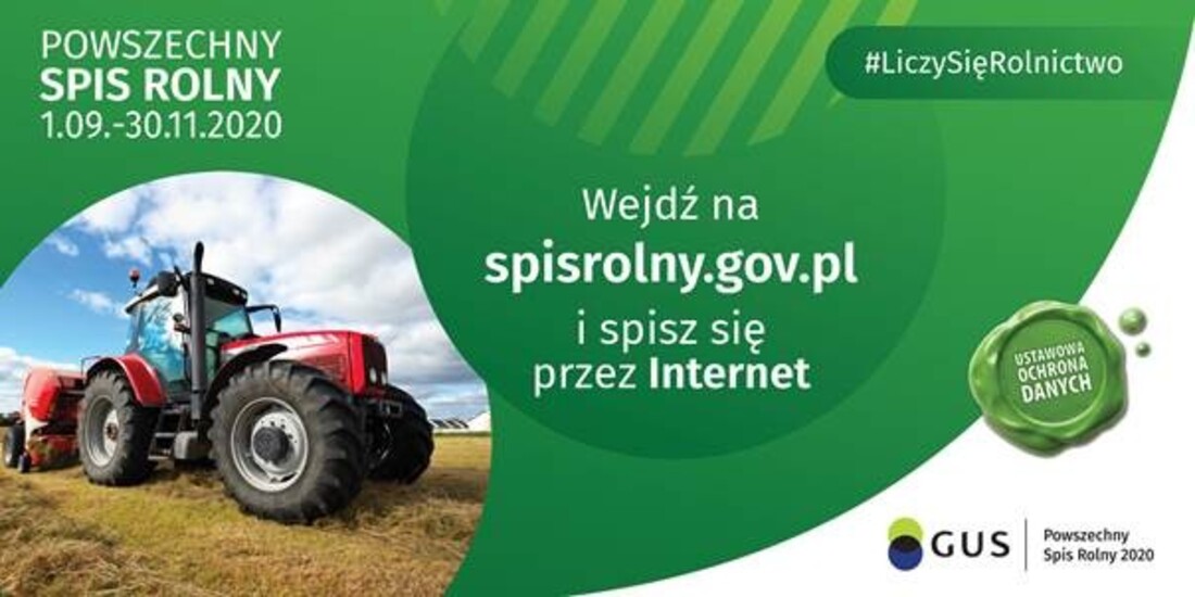 Powszechny Spis Rolny 2020 - Udział w spisie jest obowiązkowy!
