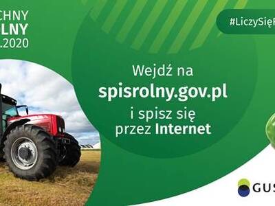 Powszechny Spis Rolny 2020 - Udział w spisie jest ...
