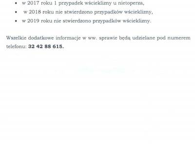 Obraz 3: Informacja prasowa o akcji szczepienia li...