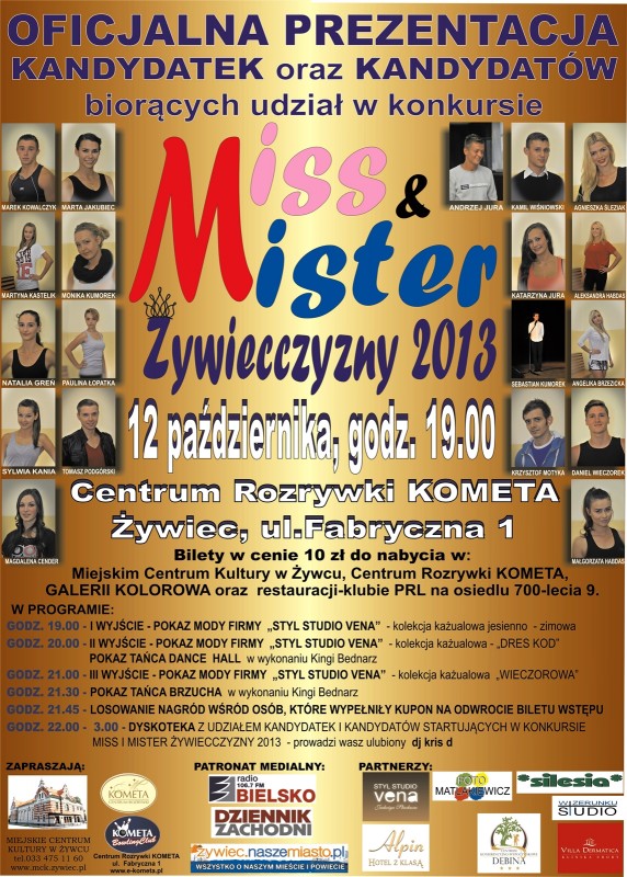 Miss i Mister Żywiecczyzny 2013