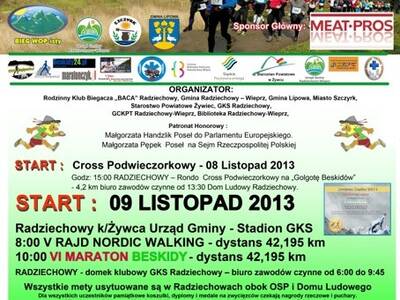 VI MARATON BESKIDY i V RAJD NORDIC WALKING już za ...