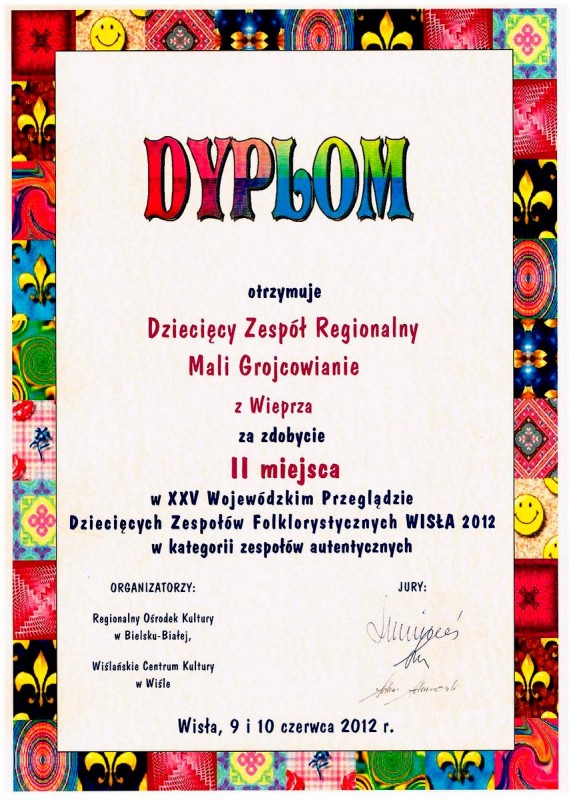 II miejsce dla &quot;Małych Grojcowian&quot;!