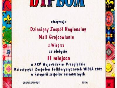 II miejsce dla "Małych Grojcowian"!