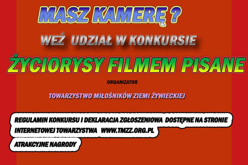 Masz kamerę? Weź udział w konkursie &#039;&#039;Życiorysy filmem pisane&#039;&#039;