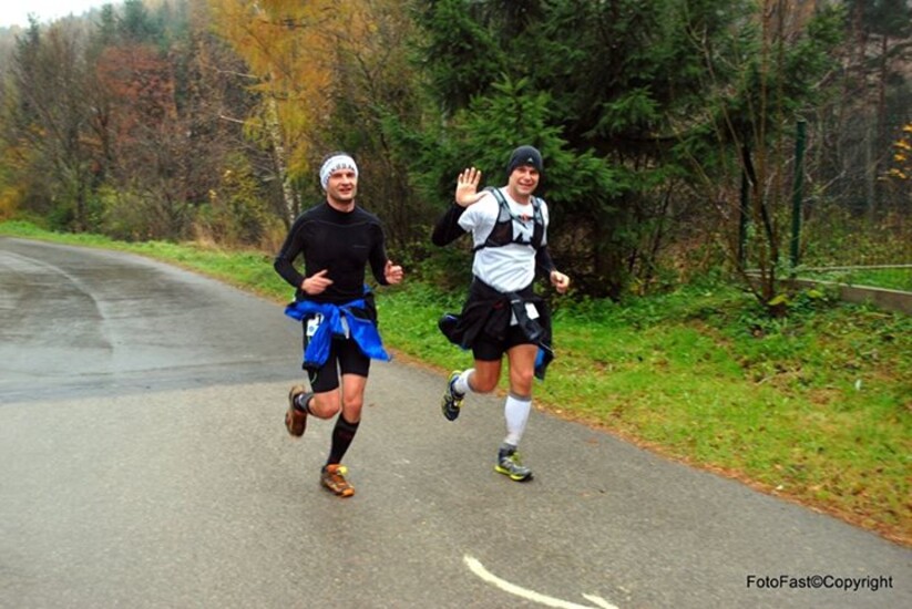 MARATON BESKIDY W RADZIECHOWACH przy angielskiej pogodzie...