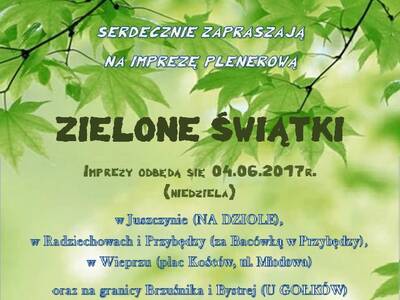 ZAPRASZAMY NA ZIELONE  ŚWIĄTKI!