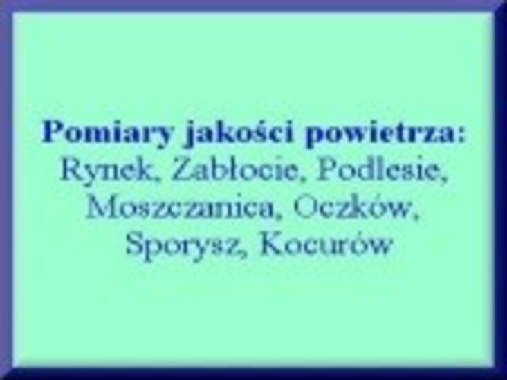 APEL O OGRANICZENIE NISKIEJ EMISJI