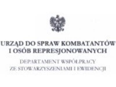 Urząd do Spraw Kombatantów i Osób Represjonowanych...