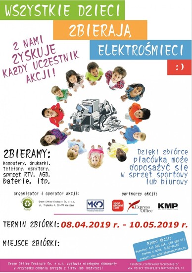 Akcja ekologiczna: Szkole pomagamy, świat oczyszczamy...