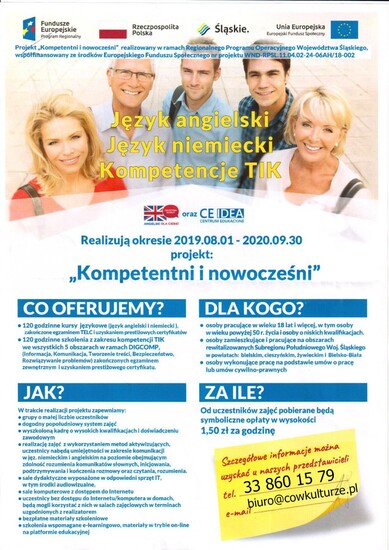 ZAPISY NA KURSY JĘZYKOWE