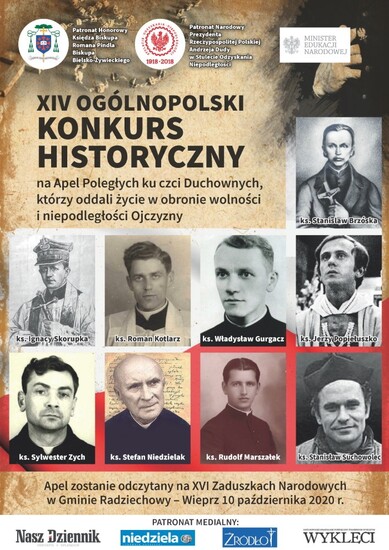 Rozstrzygnięto XIV Ogólnopolski  Konkurs Historyczny...