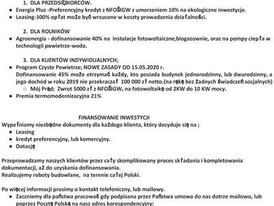 Aktualne dotacje na ekologiczne inwestycje dostępn...