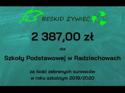 Uczniowie Szkoły Podstawowej w Radziechowach zebra...