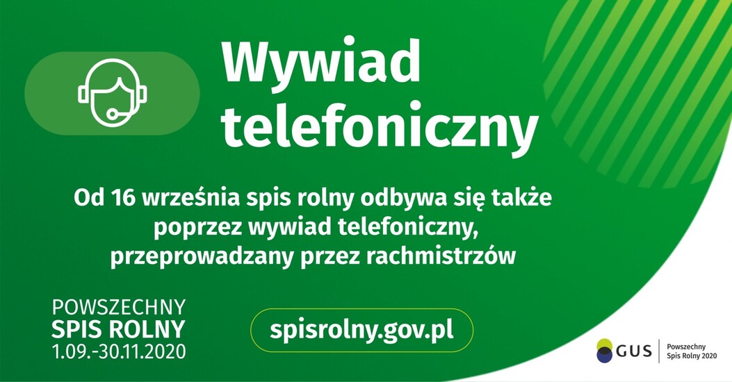 Od 16 września #spisrolny odbywa się także poprzez...
