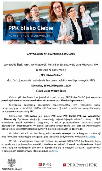 Zaproszenie na konferencję i szkolenie: &#039;&#039;PPK...