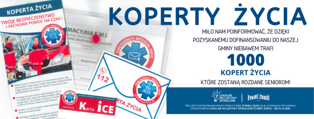 1000 KOPERT ŻYCIA DLA SENIORÓW NASZEJ GMINY