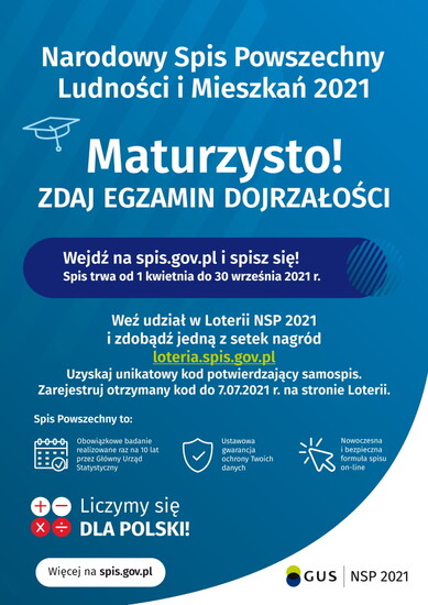 Maturzysto! ZDAJ EGZAMIN DOJRZAŁOŚCI! Wejdź na spis.gov.pl...