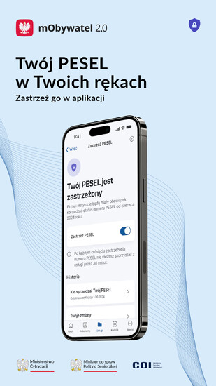 Zastrzeż PESEL i chroń swoje dane w mObywatelu 2.0...