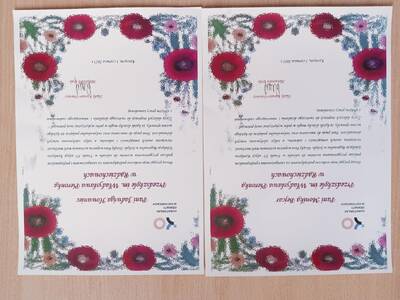 dyplomy nauczycielki