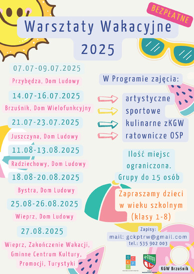 Warsztaty Wakacyjne 2025