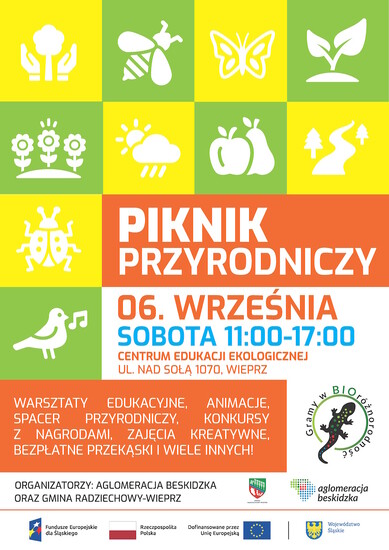 Zapraszamy na piknik przyrodniczy - sobota, 6 września...